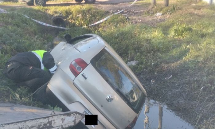 Florencio Varela – Triple choque y vuelco en la Ruta 36