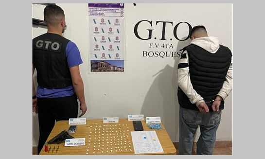 F. Varela: Allanamiento por venta de drogas, un detenido, secuestro de arma y drogas