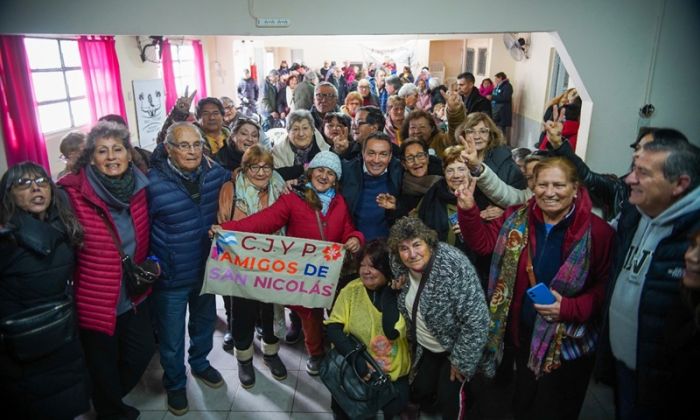 Andrés Watson mantuvo una reunión con jubilados de Florencio Varela