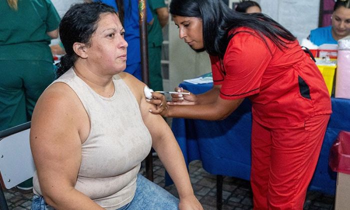 Florencio Varela - Segunda etapa en la campaña de vacunación antigripal