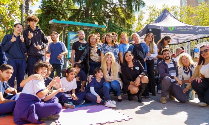 Florencio Varela - Inclusión en comunidad en la plaza San Juan Bautista