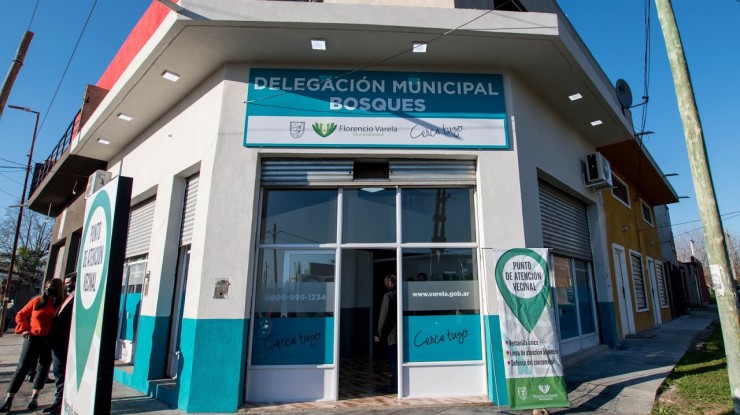 Watson inauguró la sede propia de la Delegación Municipal de Bosques