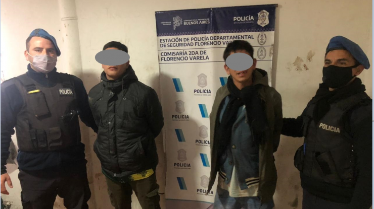 Florencio Varela: Detenidos tras robo a mano armada