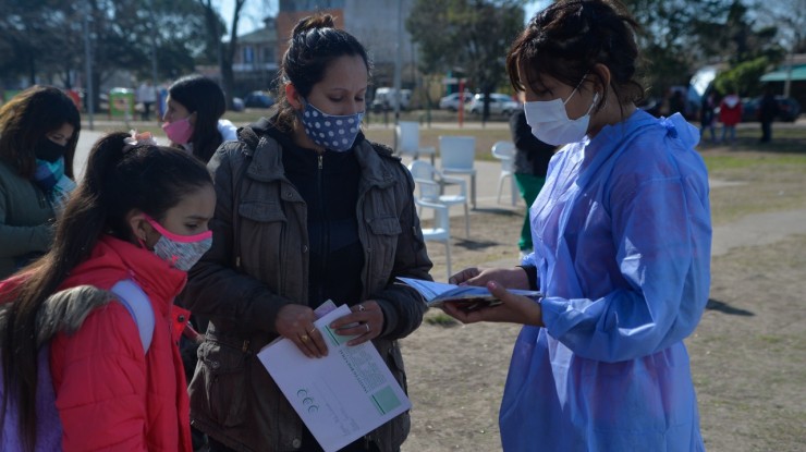 Operativo sanitario integral en Ingeniero Allan