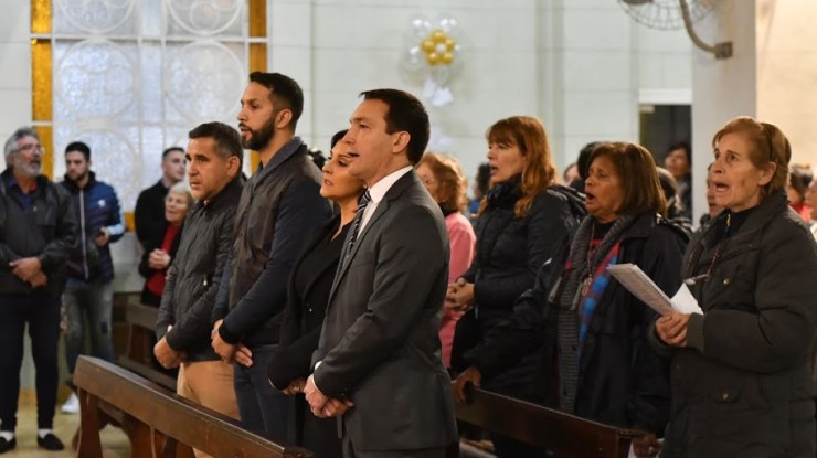 Se celebró la misa en honor al Santo Patrono San Juan Bautista