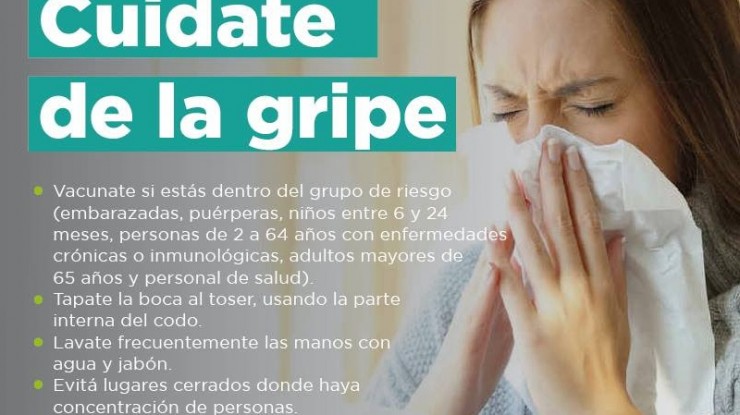 Desde el Municipio recomiendan aplicar la vacuna contra la gripe 