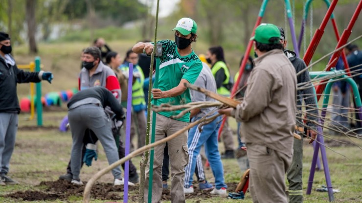 Readecuación de espacios públicos en Zeballos