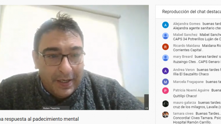 Atención en salud mental a equipos de todo el país