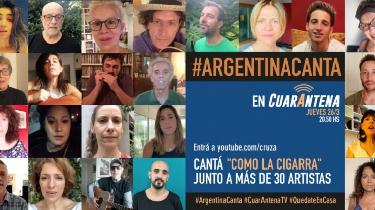 Más de 35 artistas entonarán la misma canción para unir a los argentinos