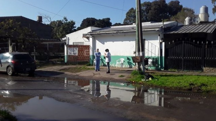 Reclamo de los vecinos del barrio Malvinas 