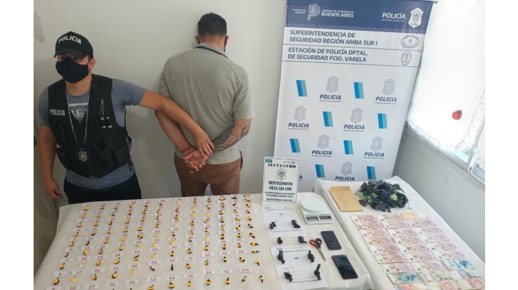 Florencio Varela: Cayó “Juanchi” dealer de drogas