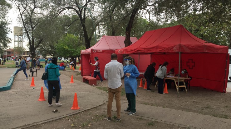 Cruz Roja hará testeos mañana en Ingeniero Allan