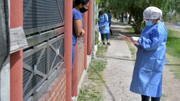 Operativo socio-sanitario en San Cayetano y Villa Argentina