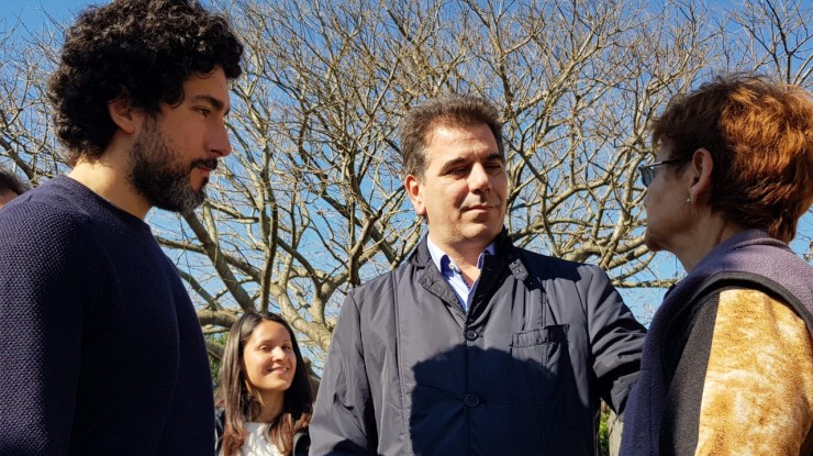 Pablo Alaniz y Cristian Ritondo recorrieron Villa Vatteone