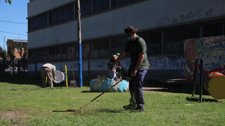 Recupero de espacio público en Don Orione