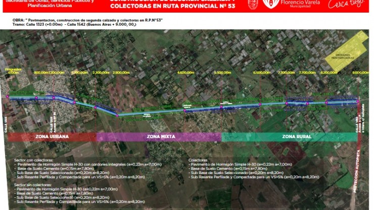 Inicio de obra vial en Ruta Provincial Nº53