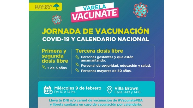 Nueva jornada de vacunación en los barrios