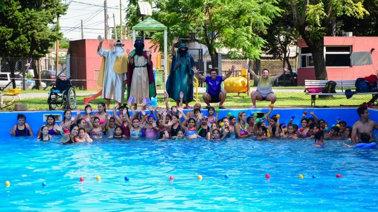 Los Reyes Magos estuvieron en La Patriada