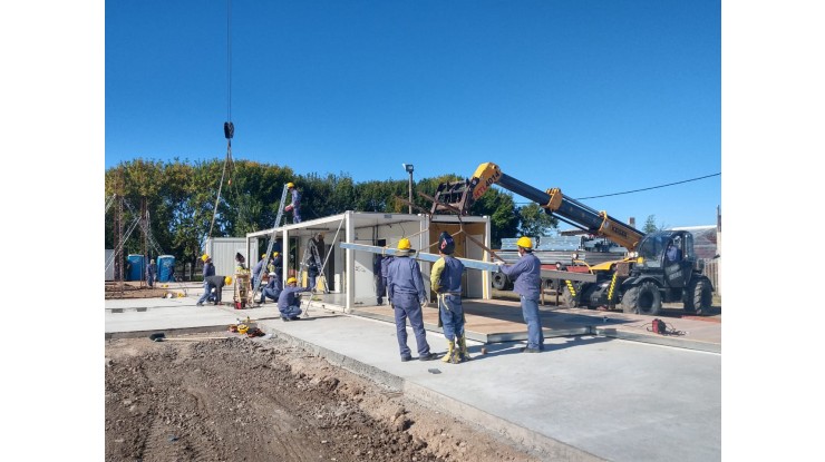 Hospital Modular: avanza la construcción