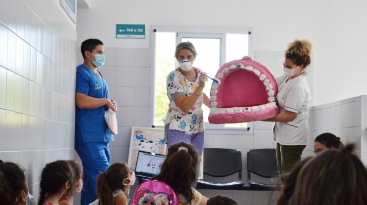 Jornada de salud bucal para los mas chiquitos