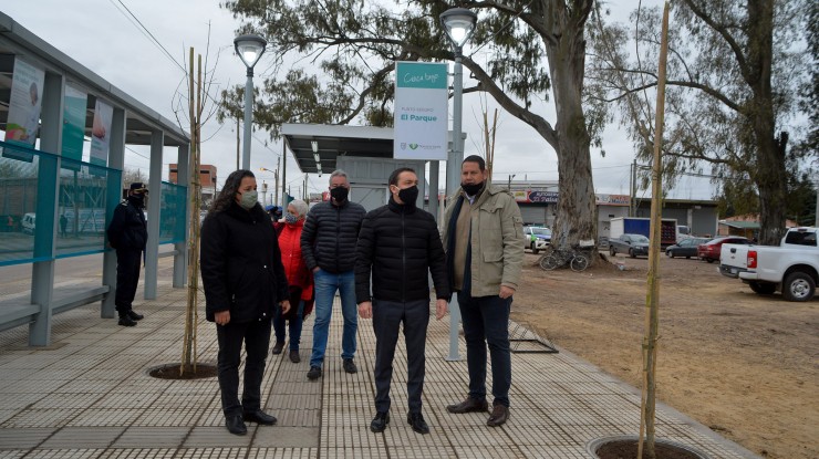 Andrés Watson inauguró un Punto Seguro