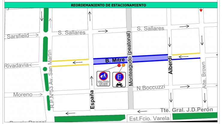 Reordenan espacios para el estacionamiento de vehículos