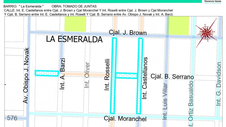 Tomado de juntas en La Esmeralda