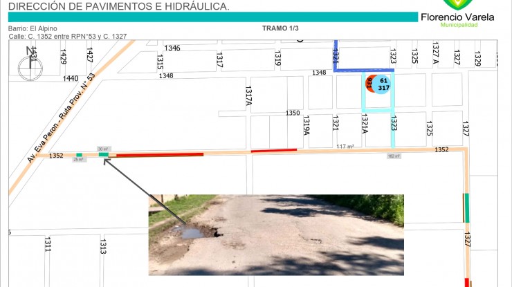 Intervenciones viales en La Colonia