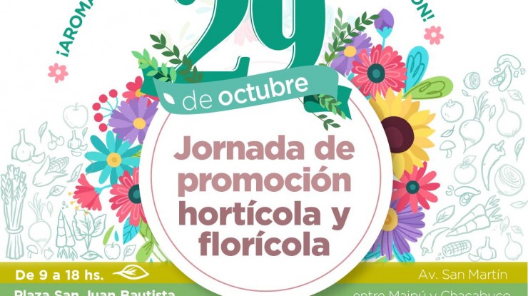 Mañana: jornada de promoción hortícola y florícola