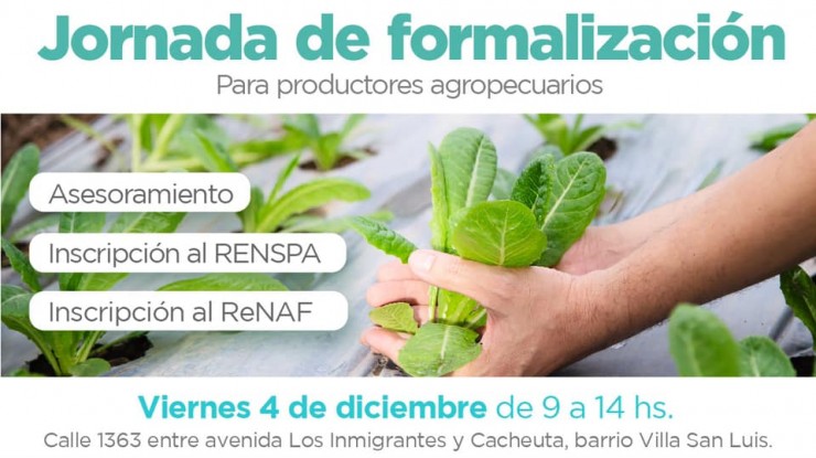 Jornada de formalización para productores agropecuarios