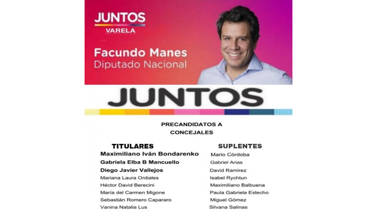 Juntos – Maximiliano Bondarenko pre candidato a 1er concejal