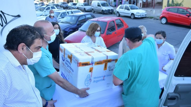 Campaña vacunatoria anti-covid19 en el territorio bonaerense