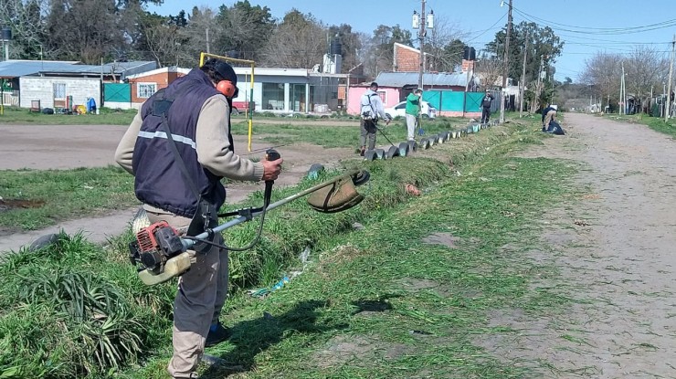 Mejoras y limpieza de espacios públicos