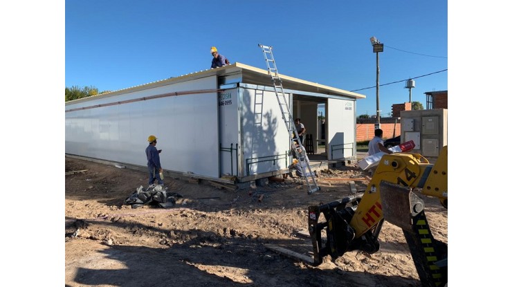 Continúa la construcción del Hospital Modular