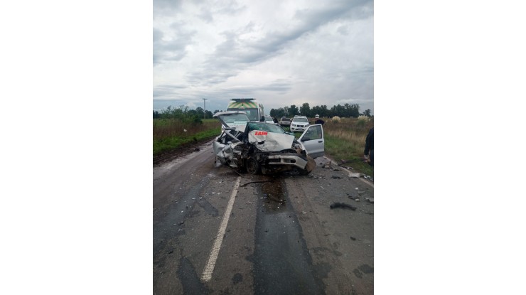 Trágico accidente en la Ruta 53 a la altura de Buchanan