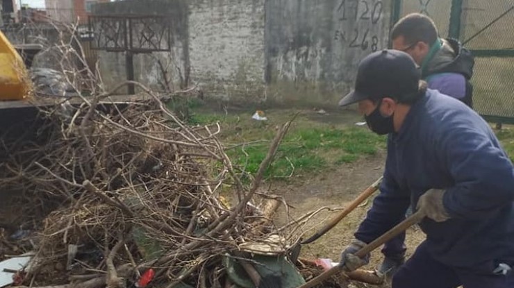 Florencio Varela: trabajos de Saneamiento y limpieza