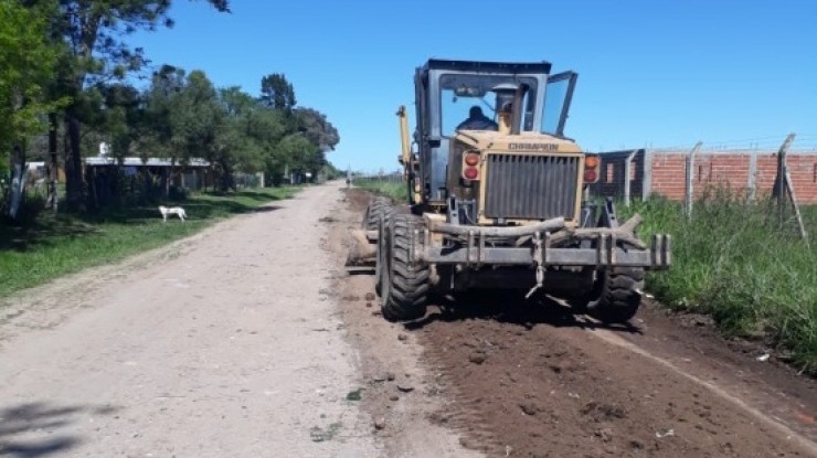 Tareas de saneamiento hidráulico y mejoras viales