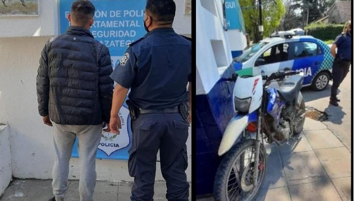 Detienen a motochorros tras seguidilla de robos