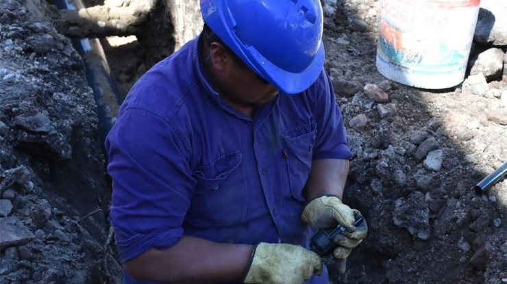 Iniciaron obra cloacal en Lanús