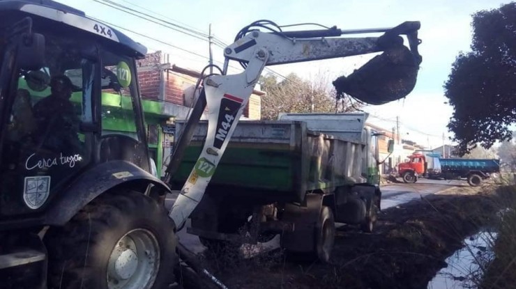 Trabajos de saneamiento hidráulico