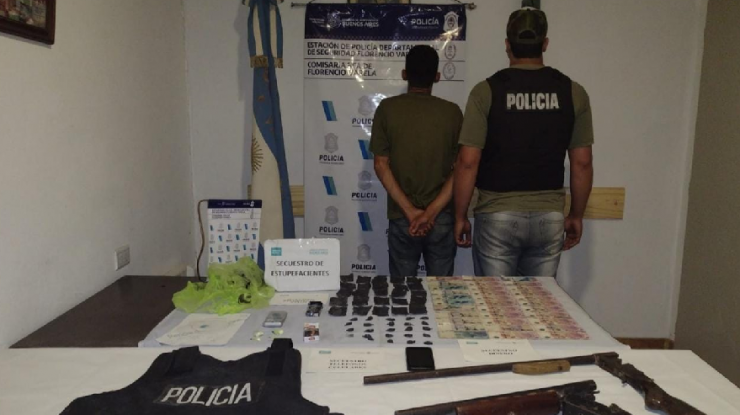 Allanamiento por venta de drogas, un  detenido