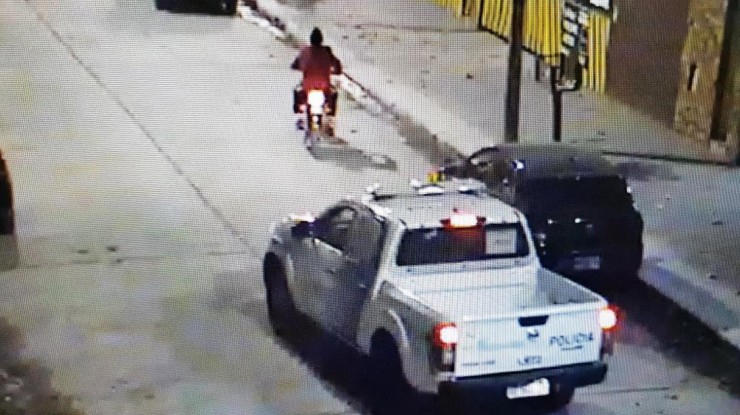 Detienen a asaltante que circulaba en moto