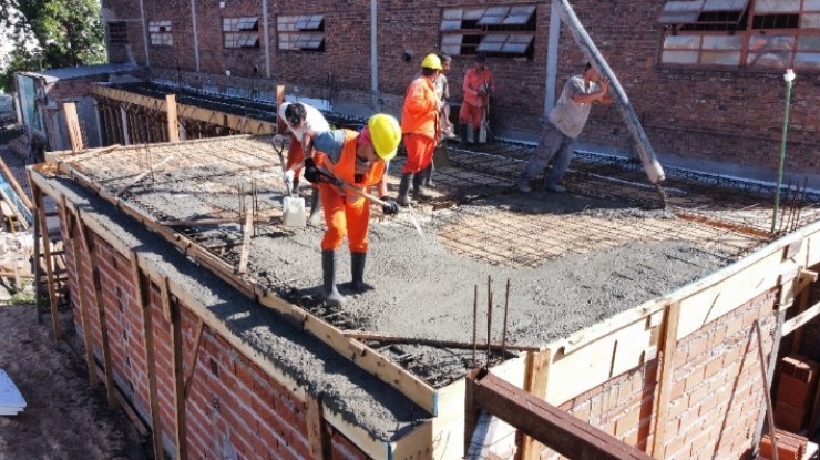 Construcción de núcleos sanitarios en la Escuela de Educación Técnica Nº2