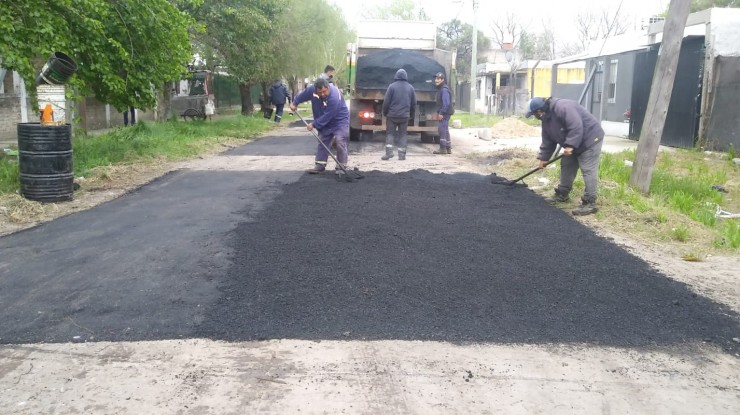 Trabajos de bacheo