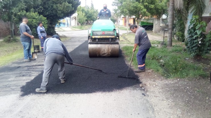 Trabajos de servicios públicos en diferentes barrios