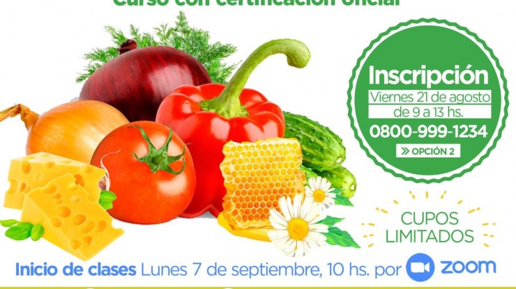 Comienza la inscripción al curso de manipulación de alimentos