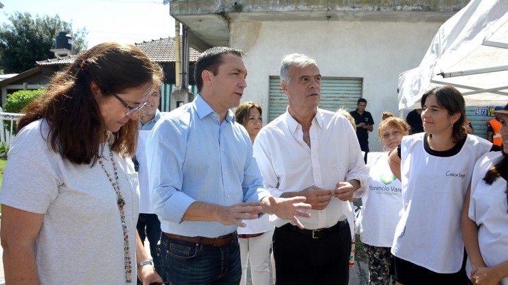 Entrega de las tarjetas AlimentAR en Florencio Varela