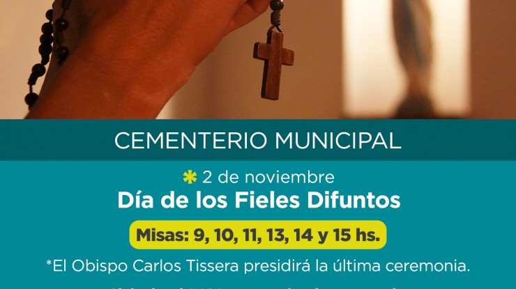 Misas por el “Día de los Fieles Difuntos”