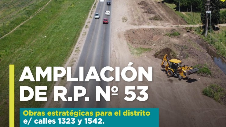 La obra de Ruta Provincial N° 53 contempla el sembrado de más de 60 árboles